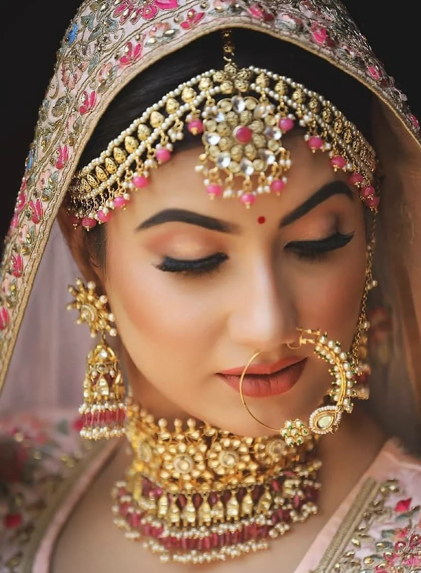Bridal makeup look